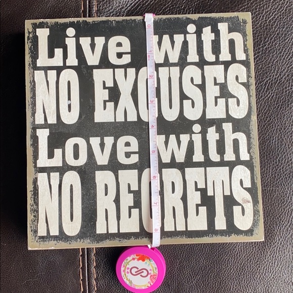 Wooden wall quote - Picture 5 of 9